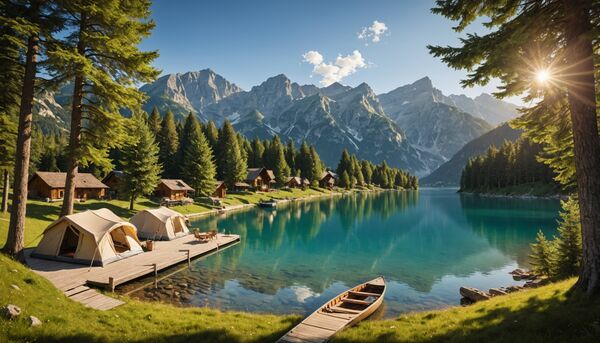Top 4 des campings au bord des lacs de savoie à découvrir