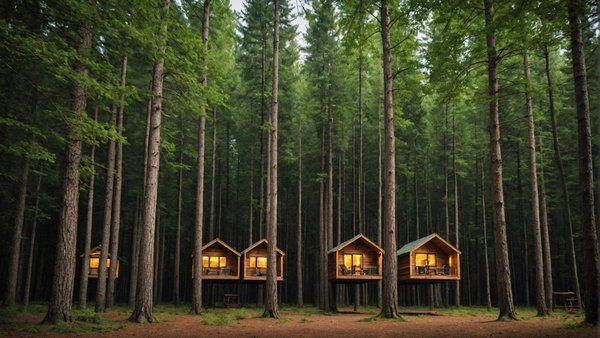 Les cabanes suspendues : une nouvelle façon de vivre l'arbre
